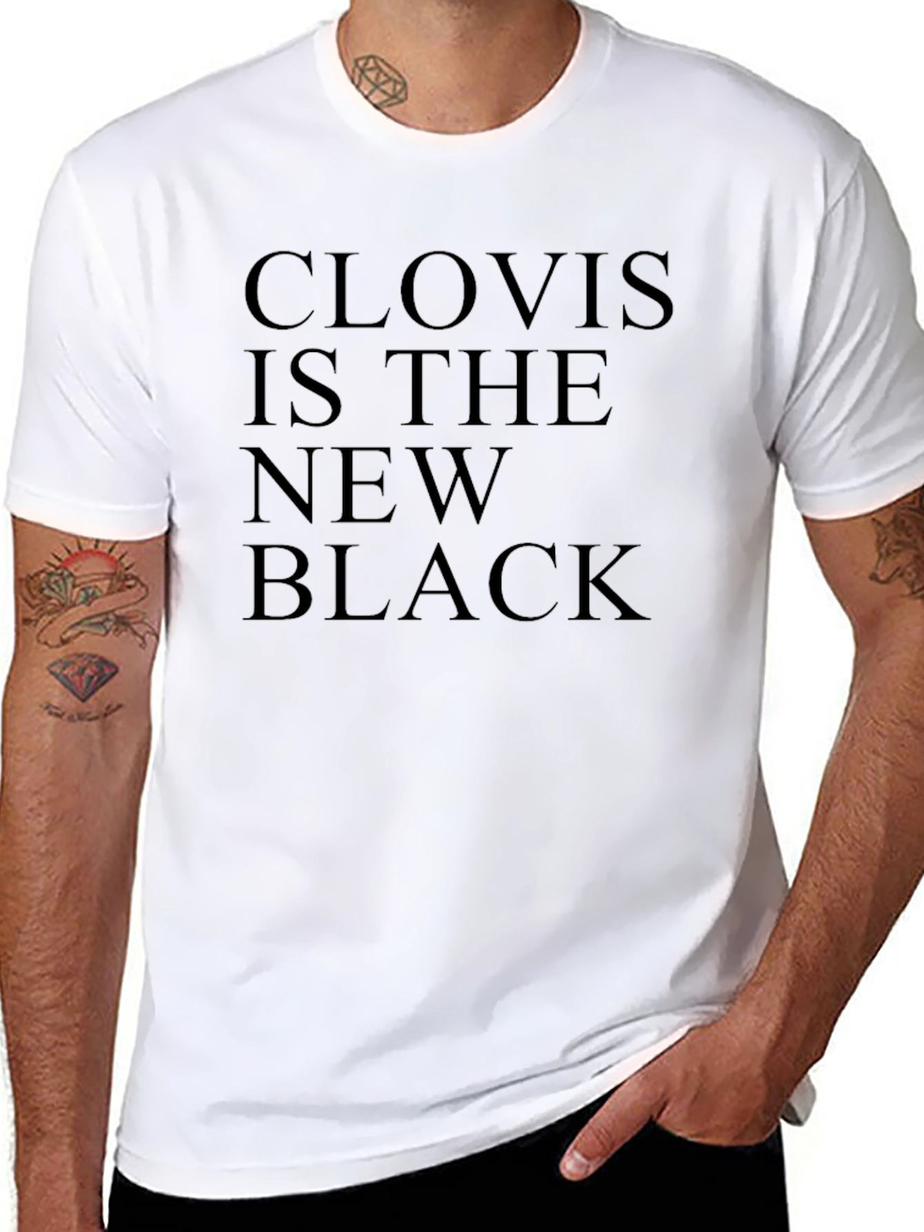 Clovis is the New Black Graphic Tee
