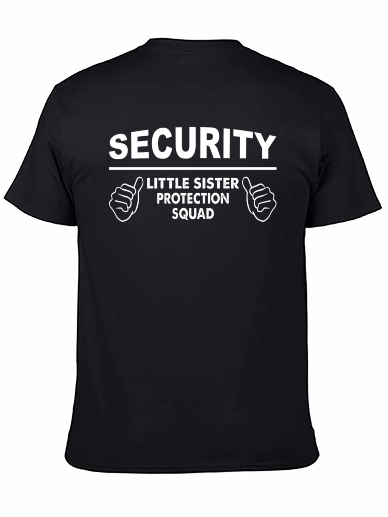 Security Little Sister Protection Squad Novelty T-Shirt