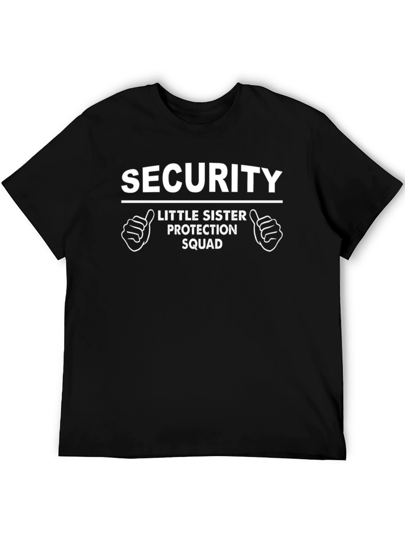 Security Little Sister Protection Squad Novelty T-Shirt