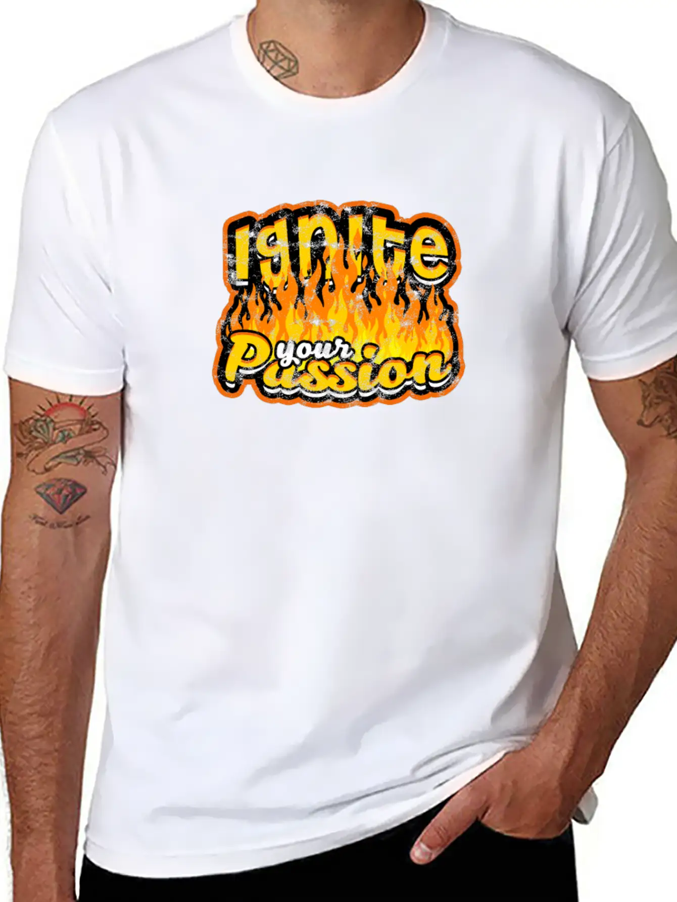 Ignite Your Passion - Spark Unisex Casual T-Shirt – Clean Design For Daily Comfort