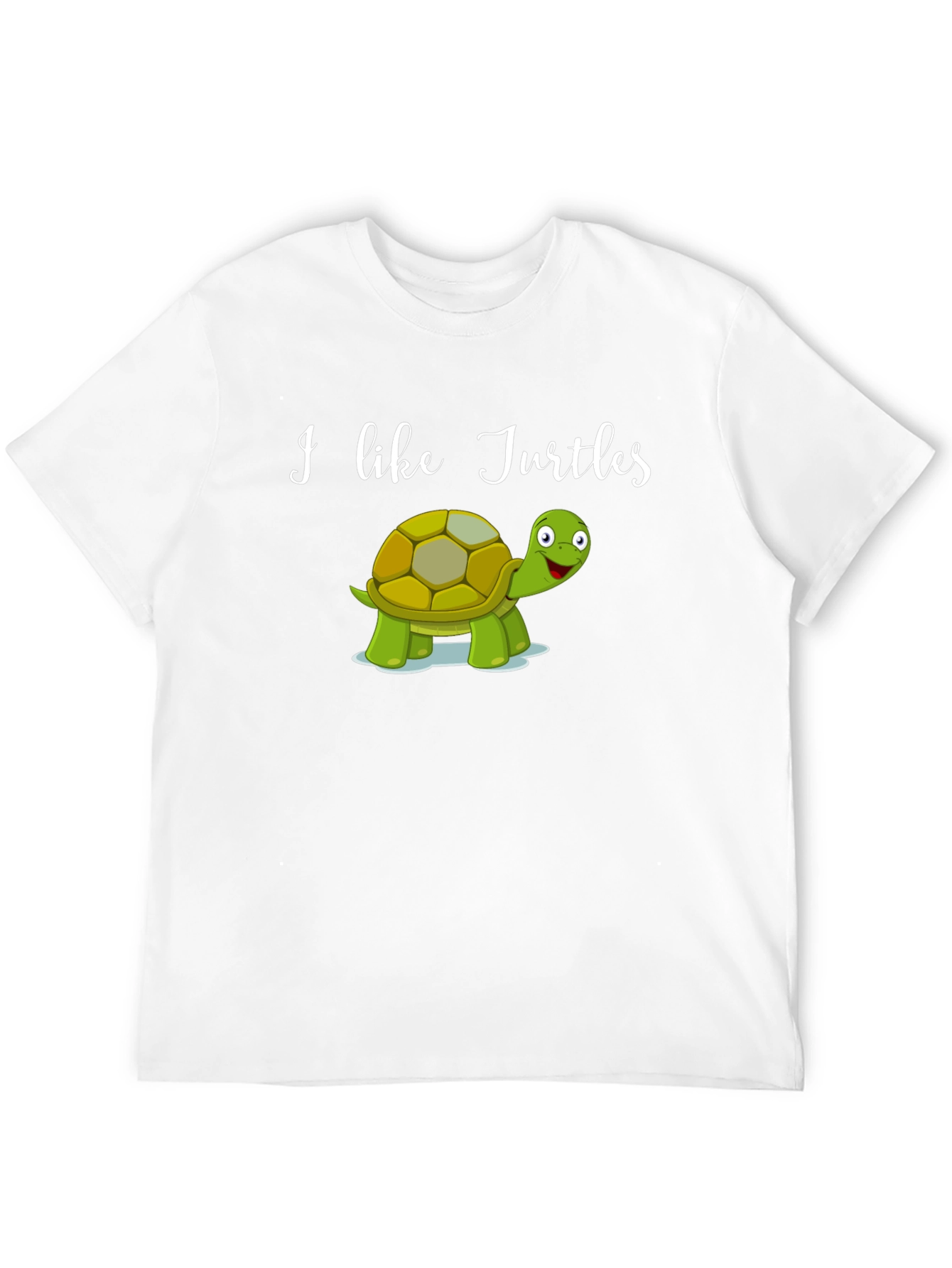 I Like Turtles Black Graphic Tee