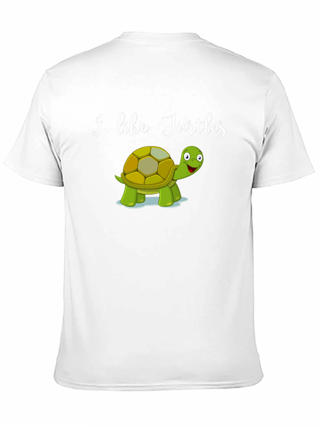 I Like Turtles Black Graphic Tee