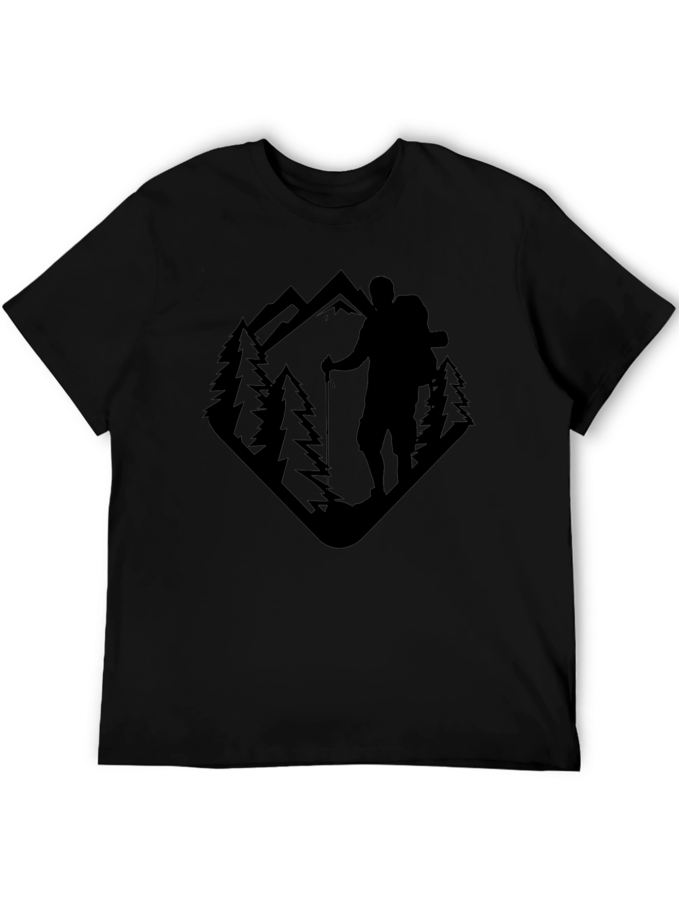 Mountain Hiker Graphic Tee - Outdoor Adventure Shirt