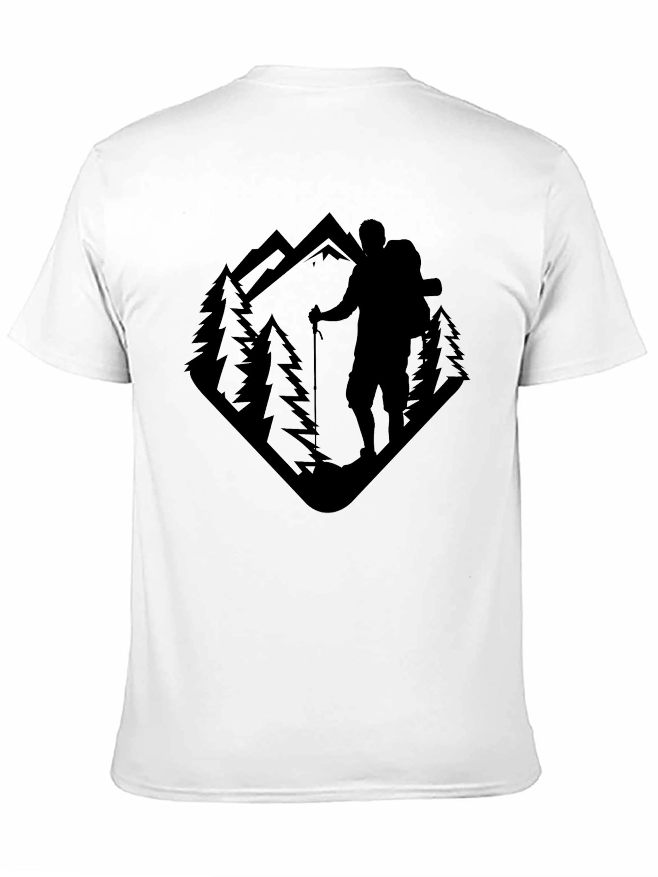 Mountain Hiker Graphic Tee - Outdoor Adventure Shirt