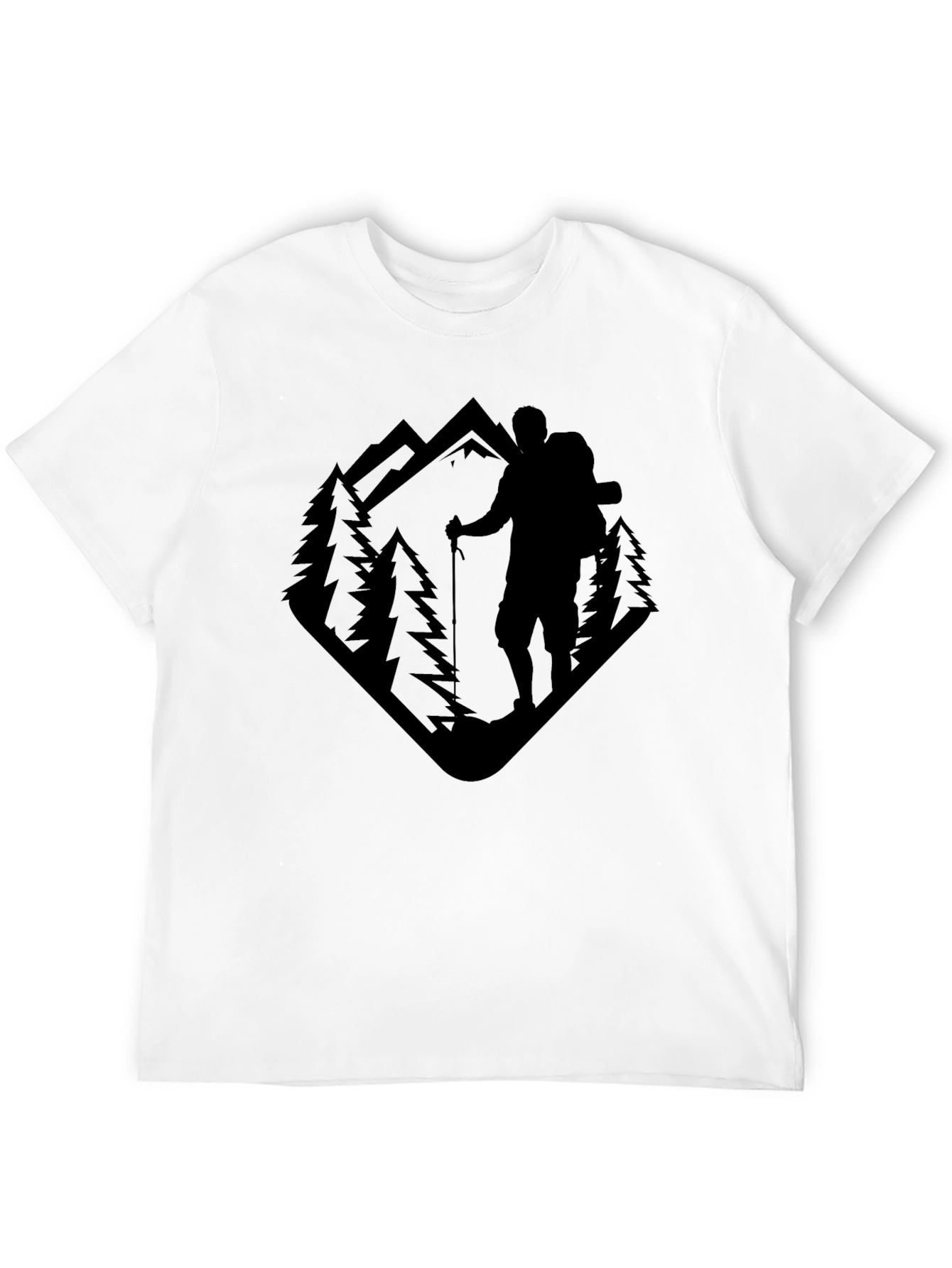 Mountain Hiker Graphic Tee - Outdoor Adventure Shirt