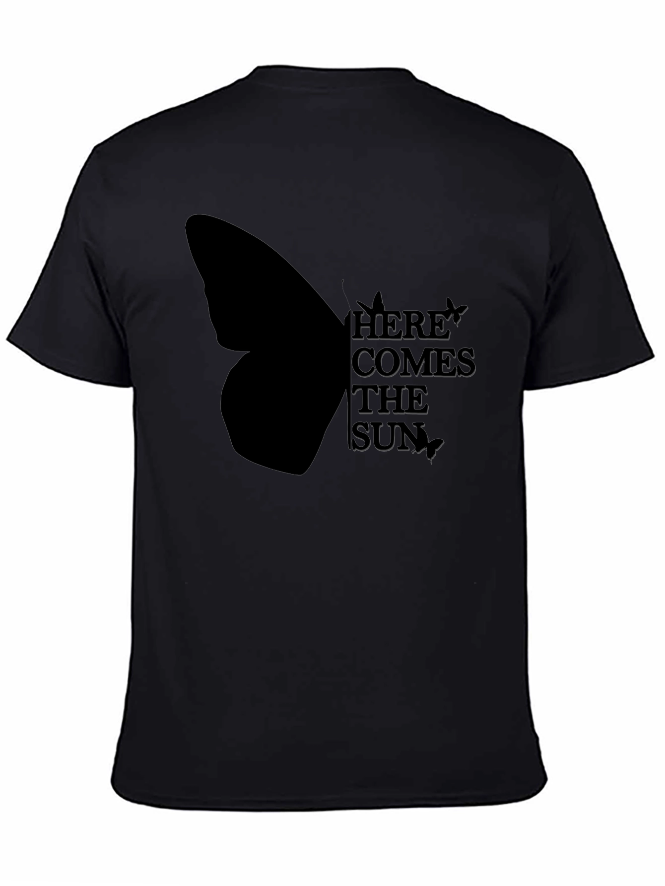 Here Comes the Sun Black Graphic Tee