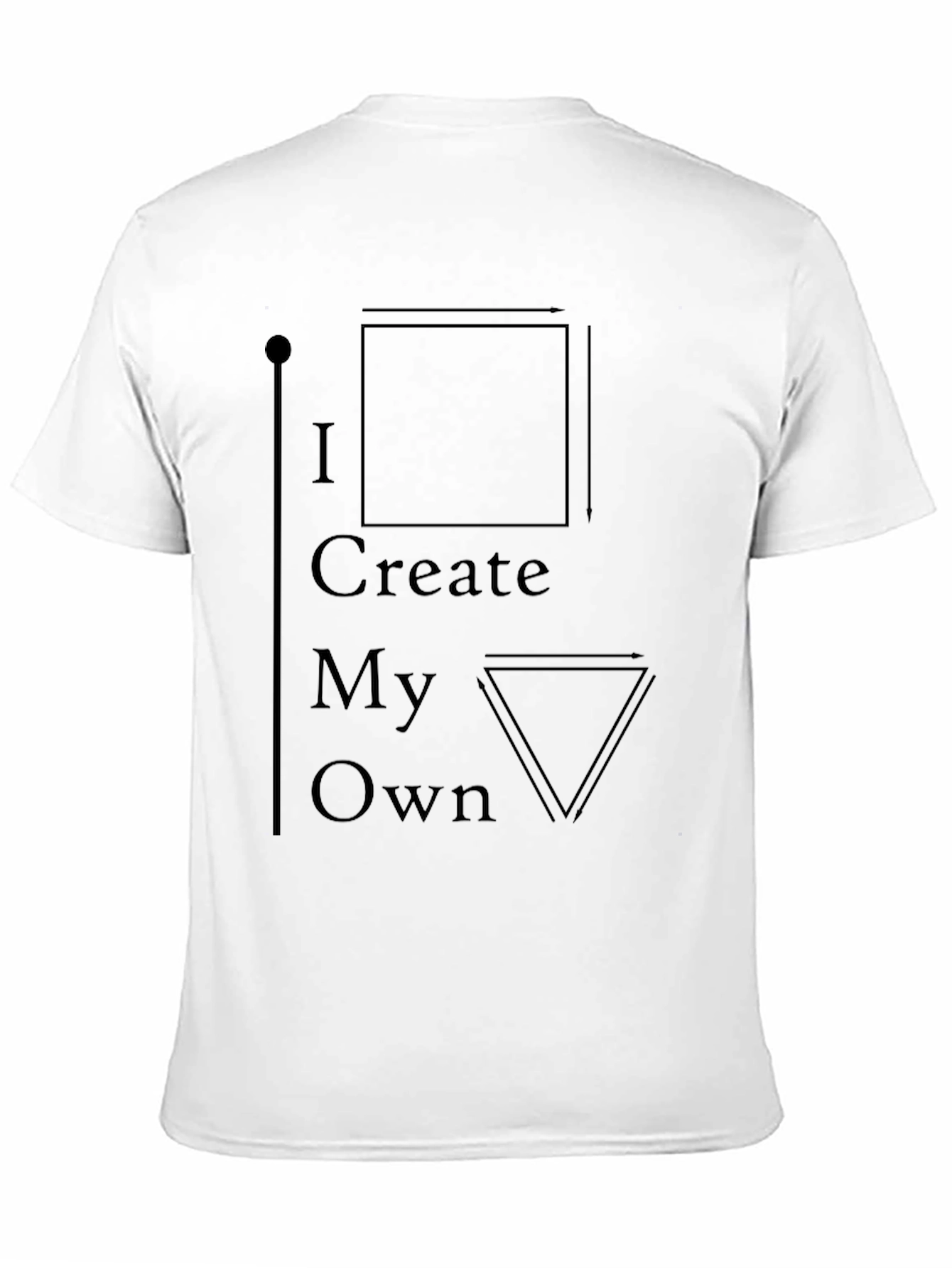 Unique Graphic Tee: I Create My Own Destiny T-Shirt