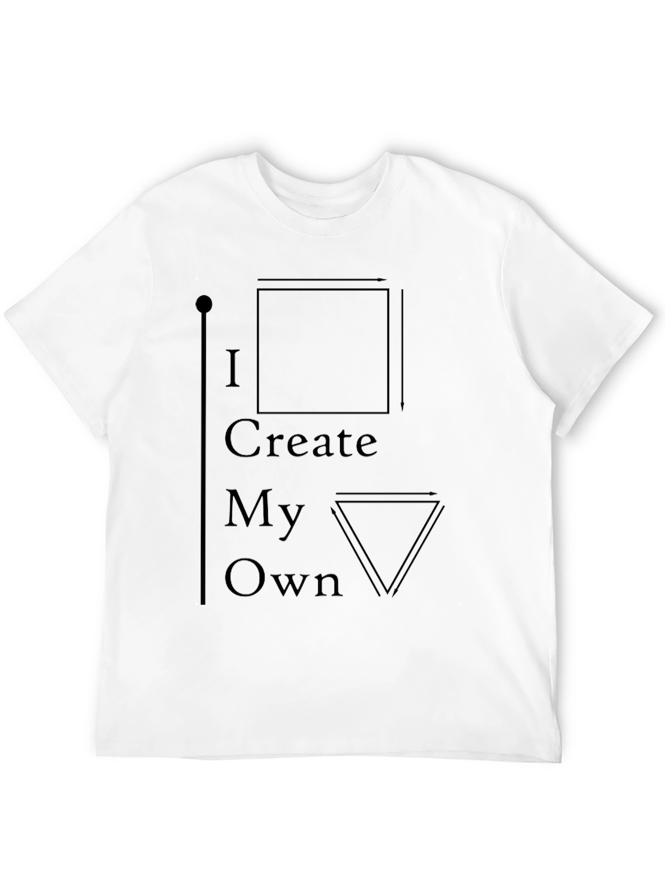 Unique Graphic Tee: I Create My Own Destiny T-Shirt