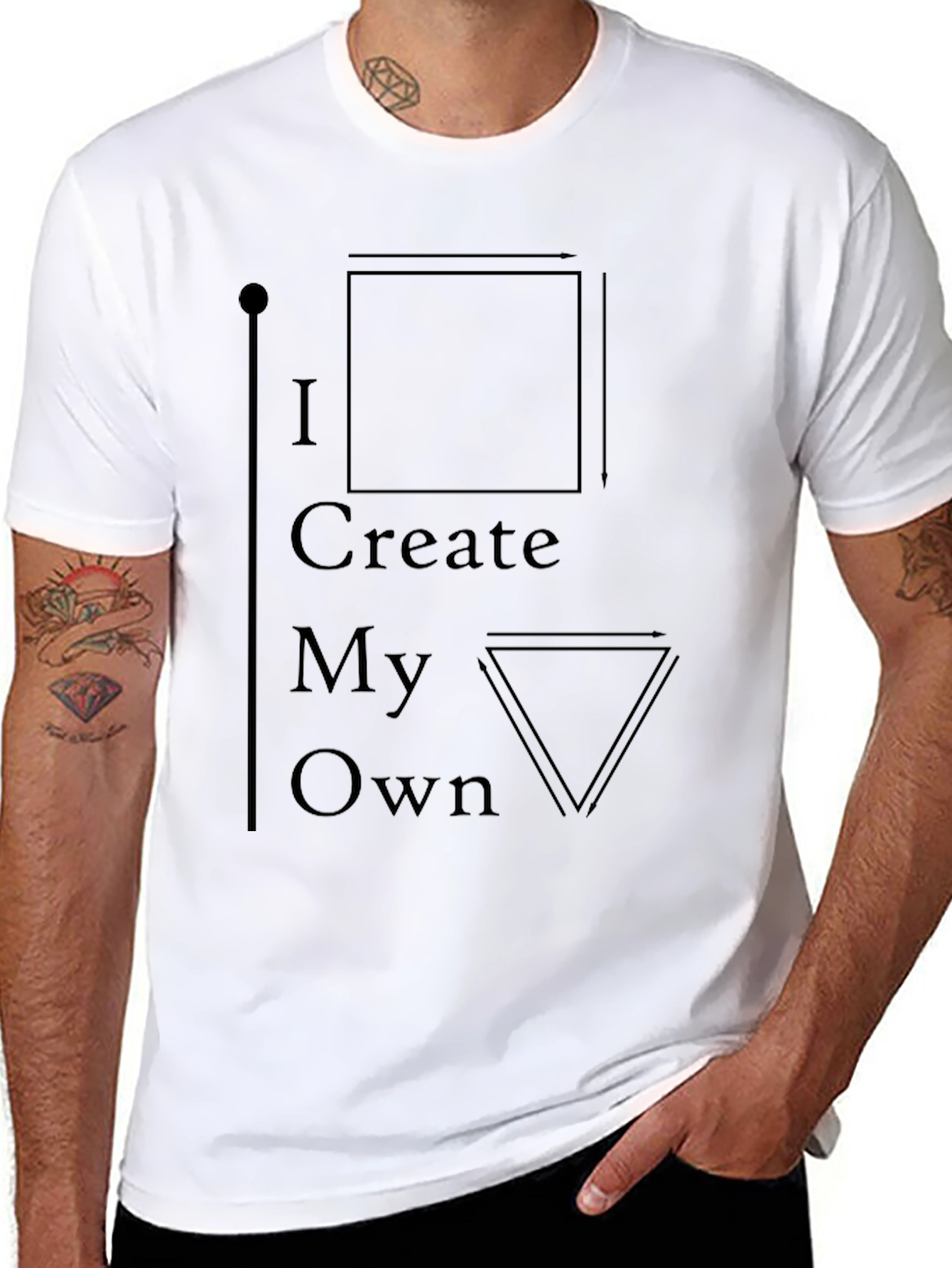 Unique Graphic Tee: I Create My Own Destiny T-Shirt