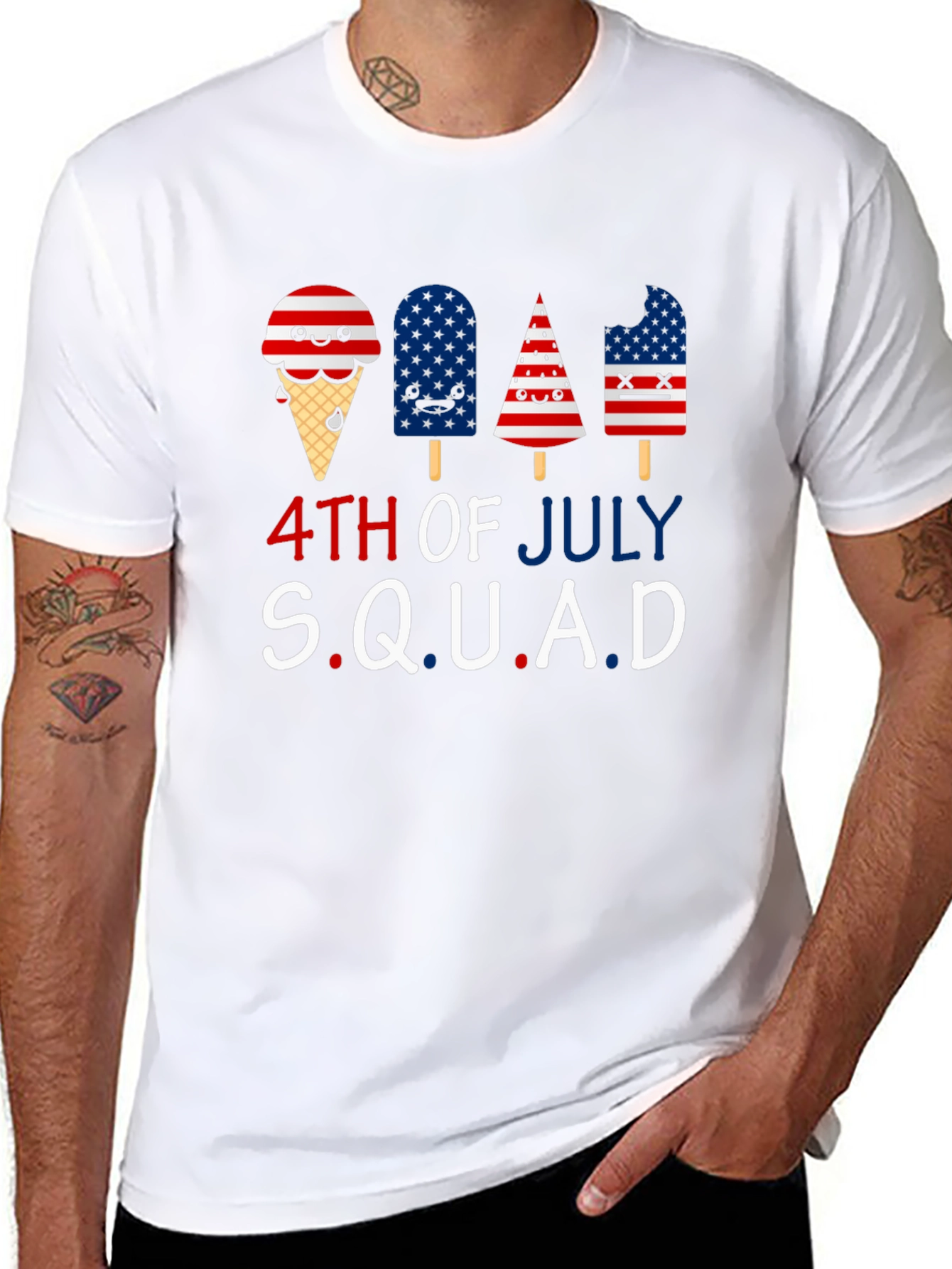 4th of July Squad Patriotic T-Shirt