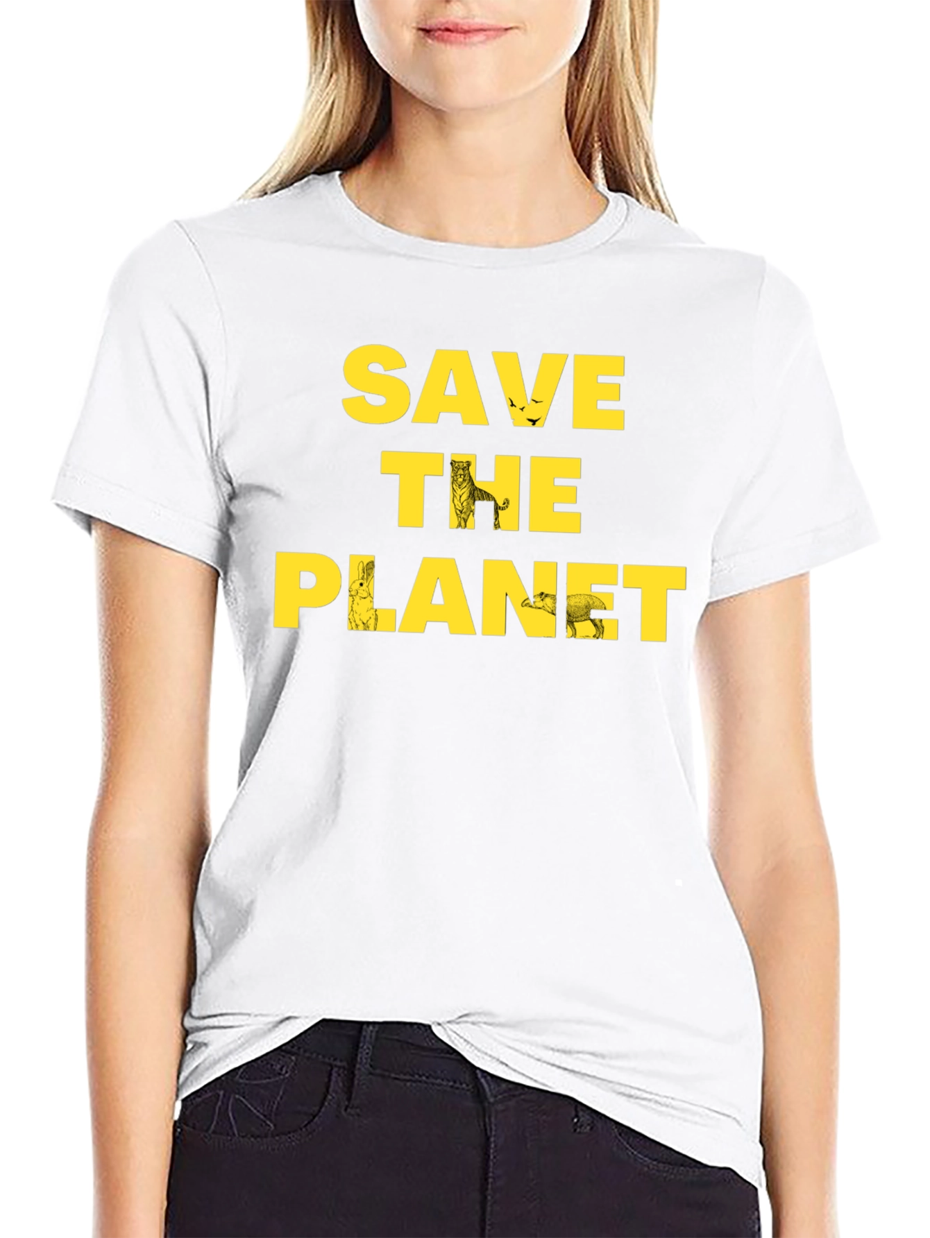Save the Planet Graphic Tee - Eco Friendly Shirt