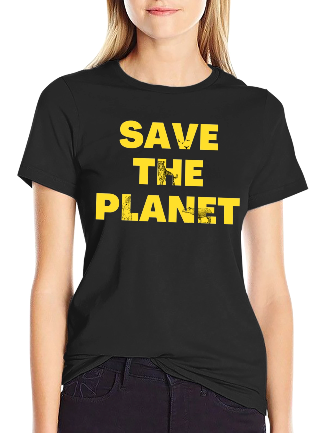 Save the Planet Graphic Tee - Eco Friendly Shirt