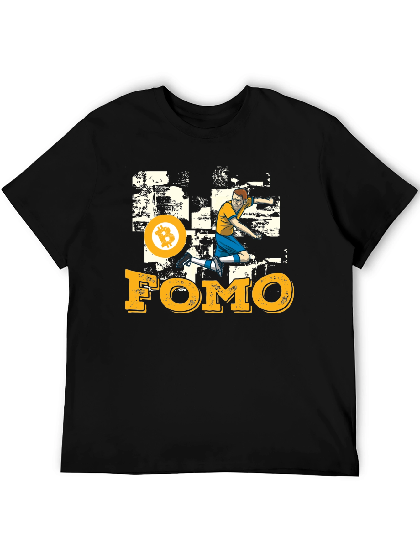 Bitcoin FOMO Graphic Tee - Crypto Enthusiast T-Shirt