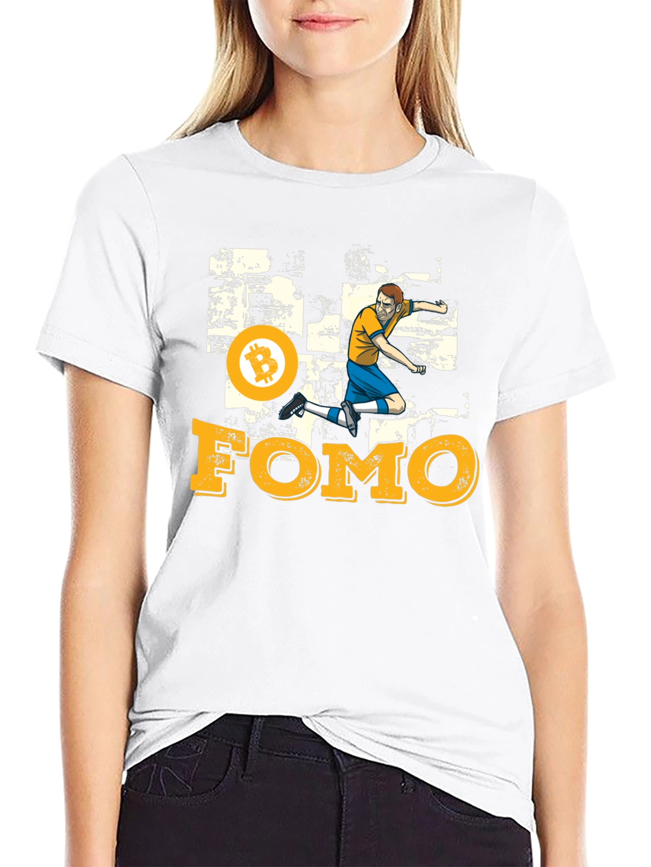 Bitcoin FOMO Graphic Tee - Crypto Enthusiast T-Shirt