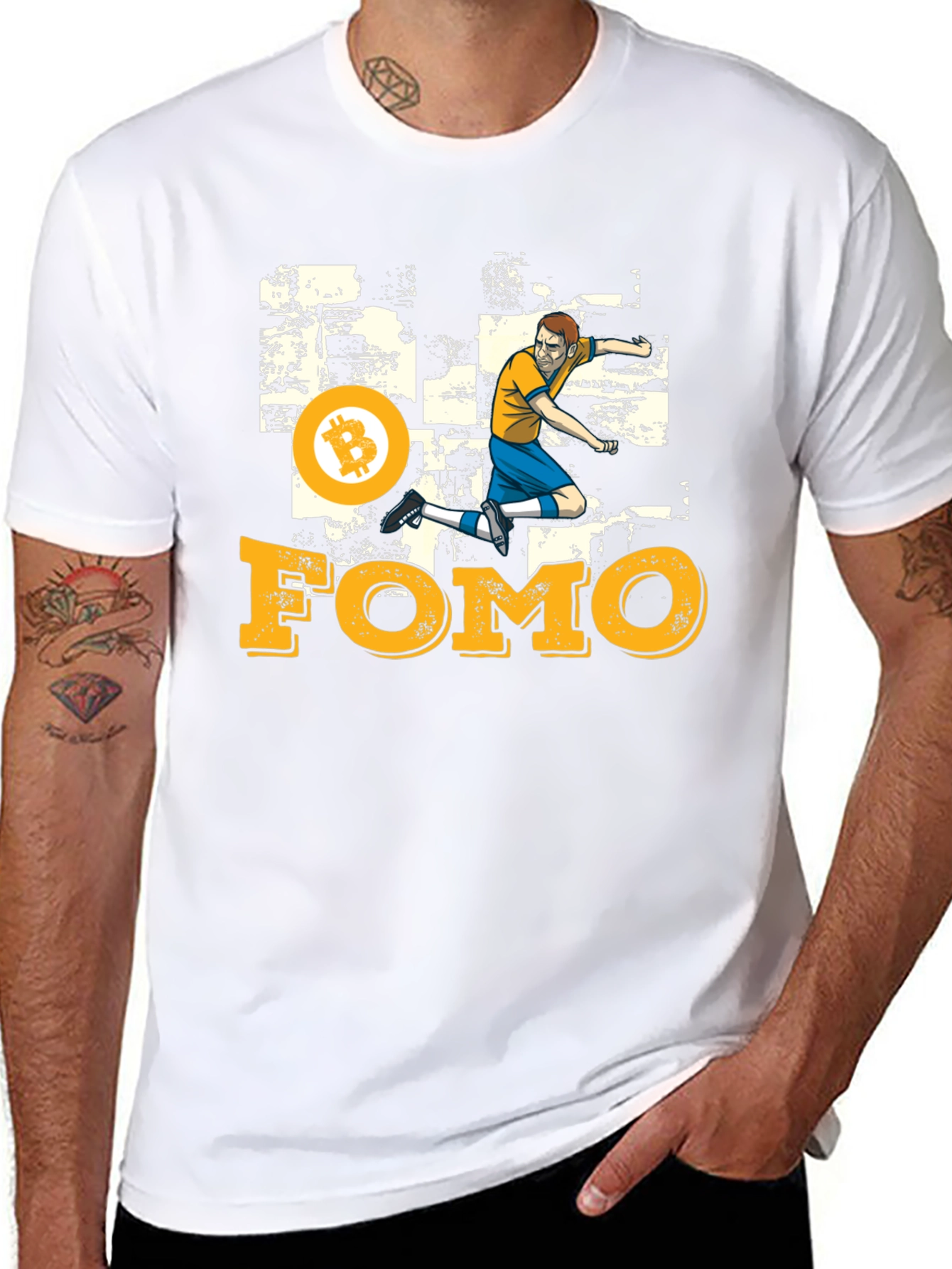 Bitcoin FOMO Graphic Tee - Crypto Enthusiast T-Shirt