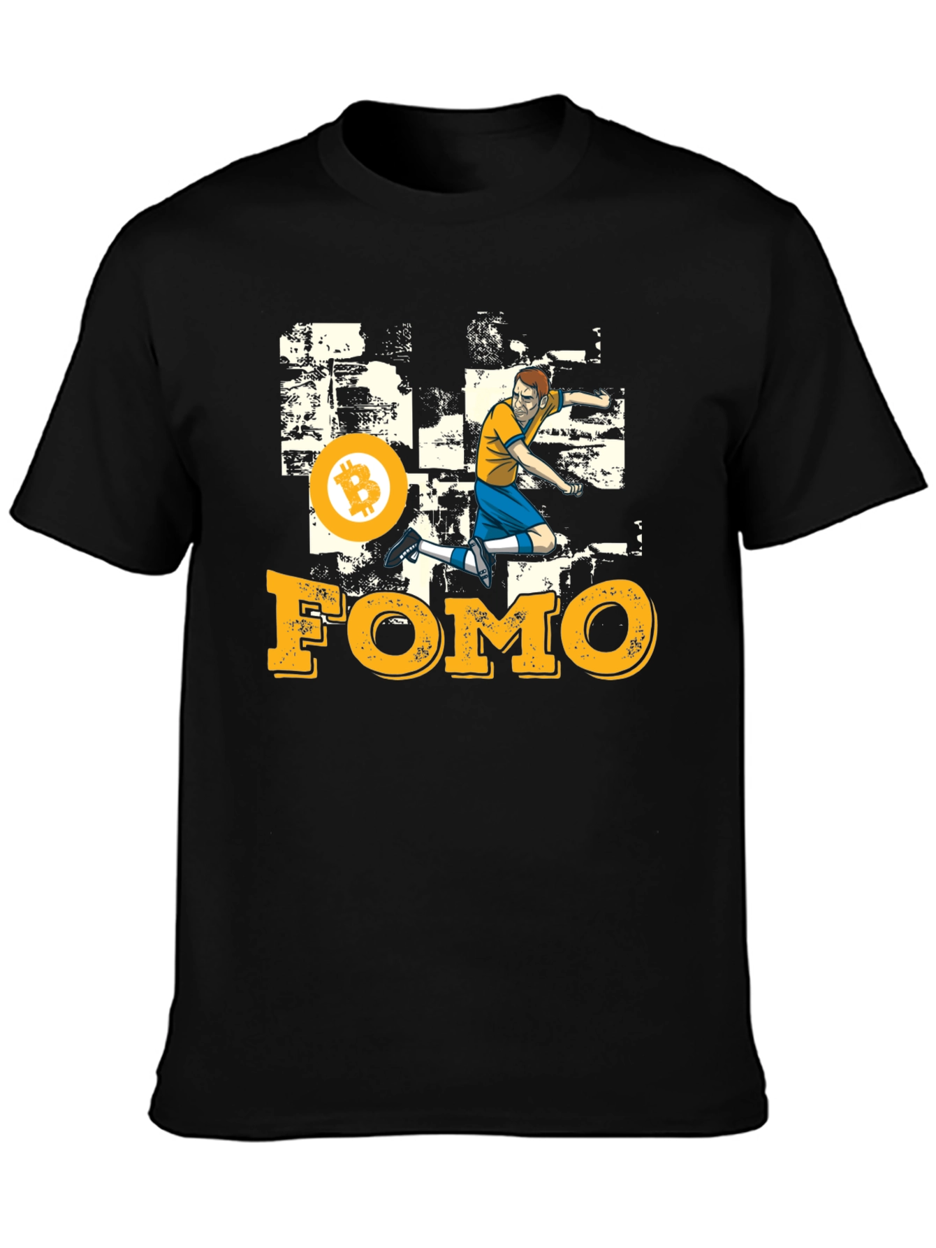 Bitcoin FOMO Graphic Tee - Crypto Enthusiast T-Shirt