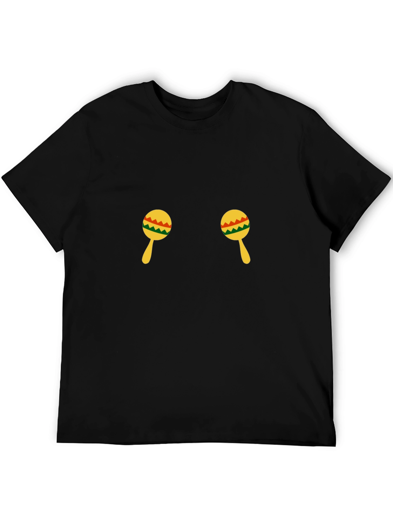 Maraca Graphic Tee - Black Crew Neck