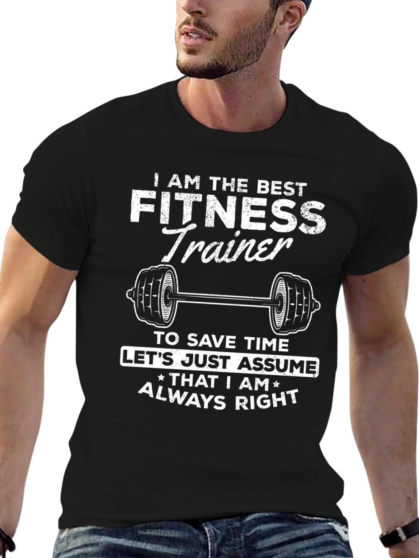 Fitness Trainer Graphic Tee - Funny Workout Shirt