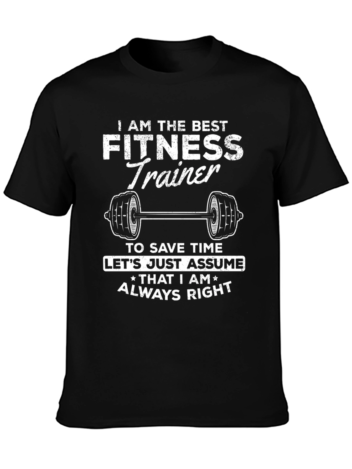 Fitness Trainer Graphic Tee - Funny Workout Shirt