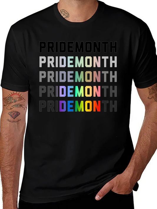 Pride Month Rainbow Graphic T-Shirt