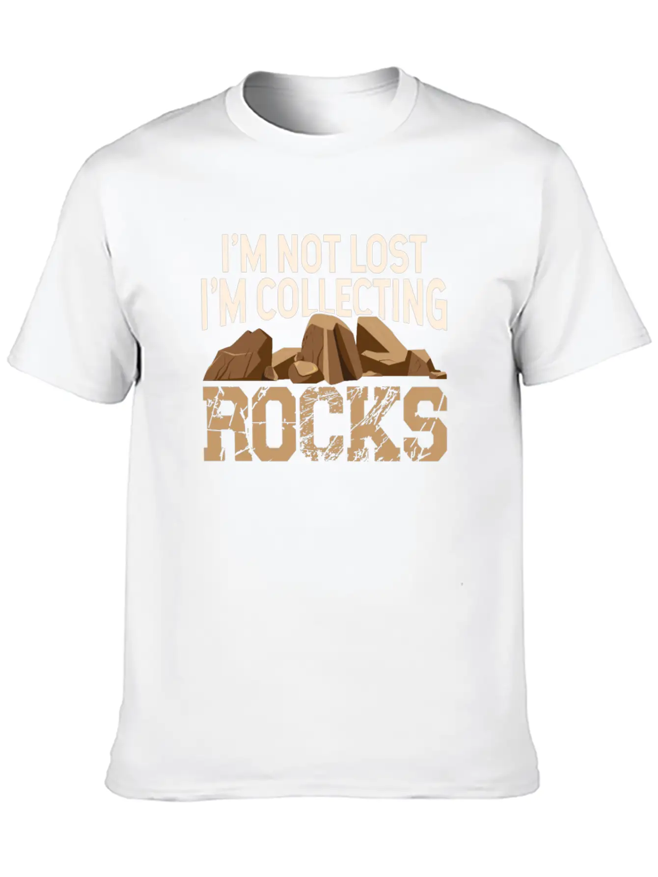 I'm Not Lost I'm Collecting Rocks Geologist Stone Unisex Casual T-Shirt – Clean Design For Daily Comfort