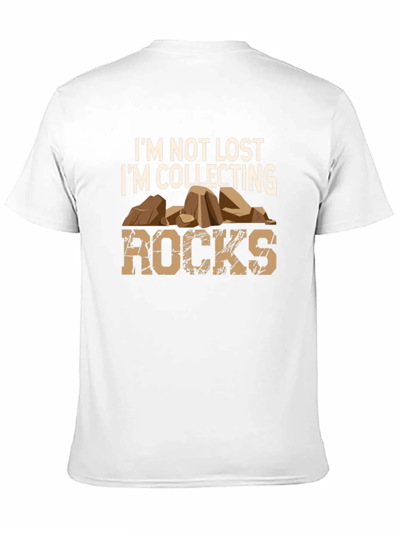 I'm Not Lost I'm Collecting Rocks Geologist Stone Unisex Casual T-Shirt – Clean Design For Daily Comfort