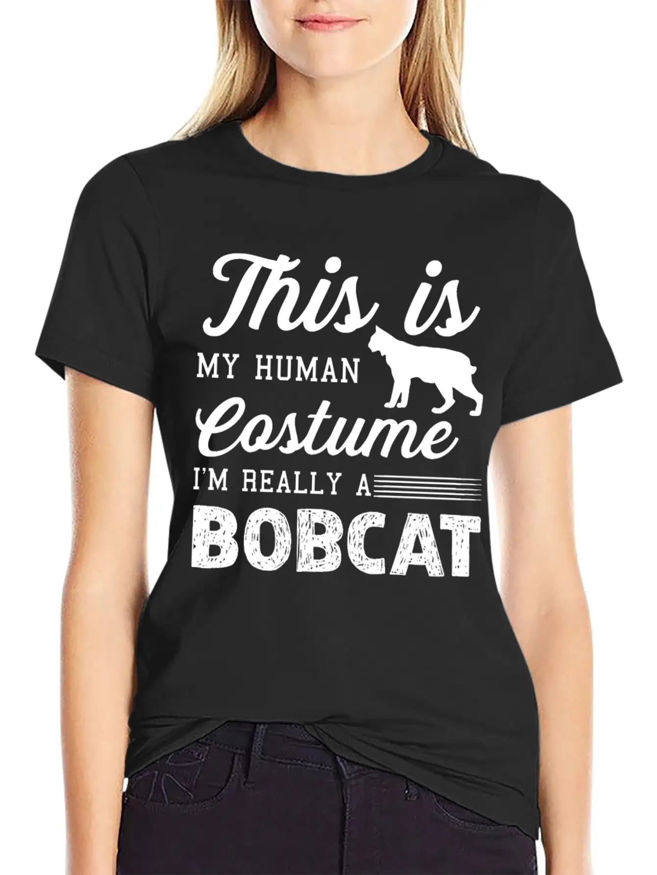 I'm Really A Bobcat Shirt Unisex Casual T-Shirt – Clean Design For Daily Comfort