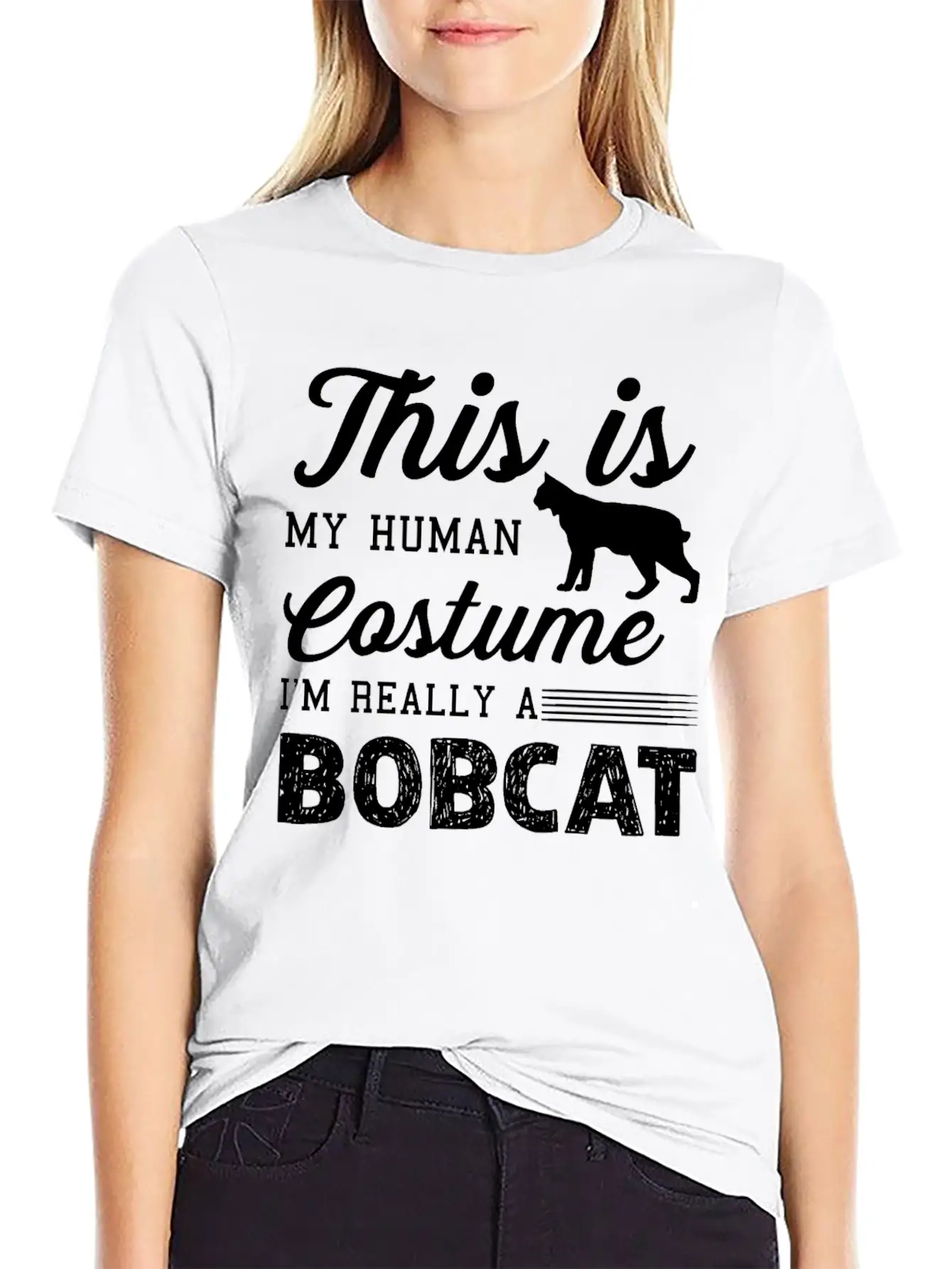 I'm Really A Bobcat Shirt Unisex Casual T-Shirt – Clean Design For Daily Comfort