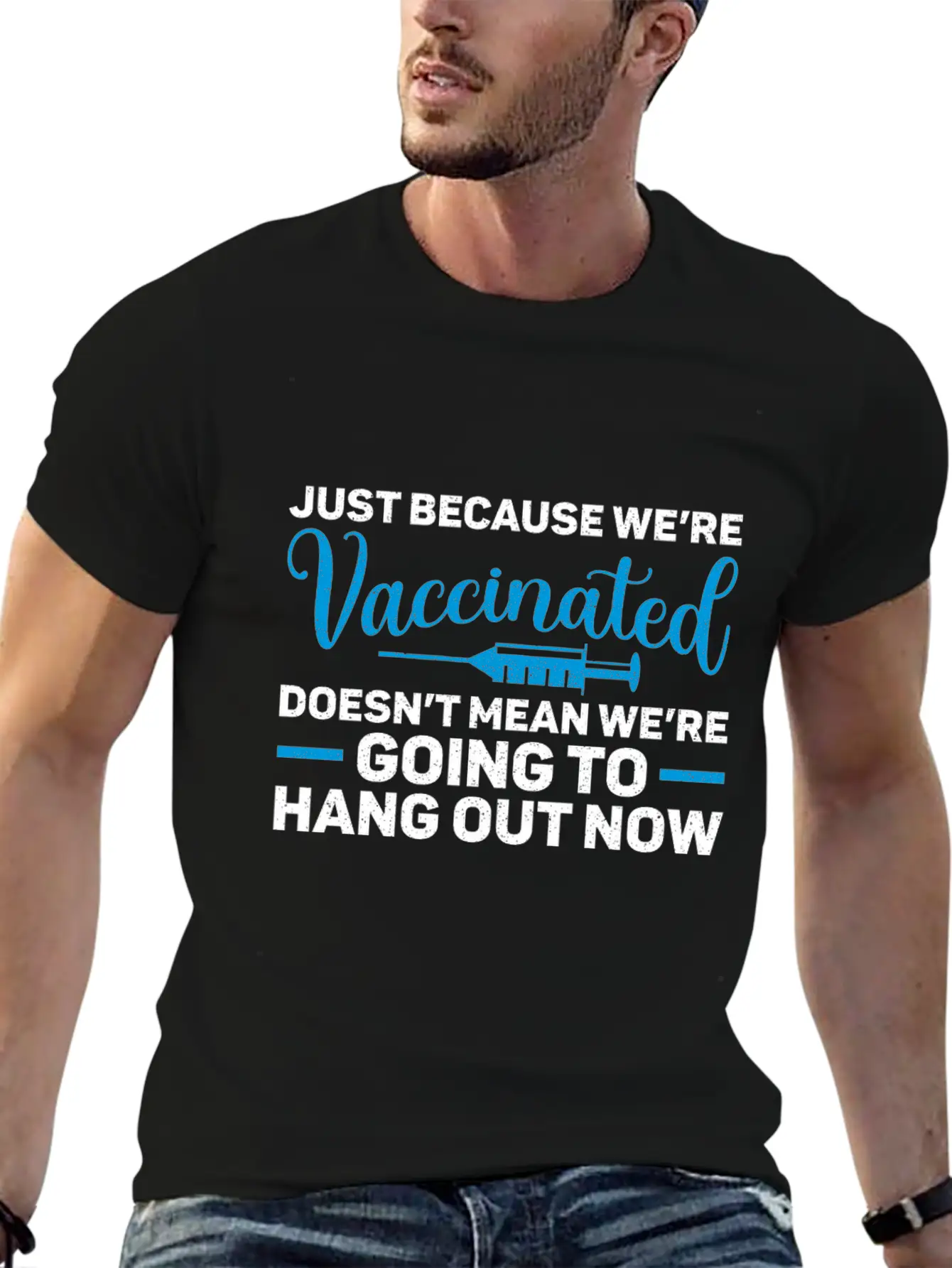 I'm Vaccinated Vaccination Vax Pro Vaccine Unisex Casual T-Shirt – Clean Design For Daily Comfort