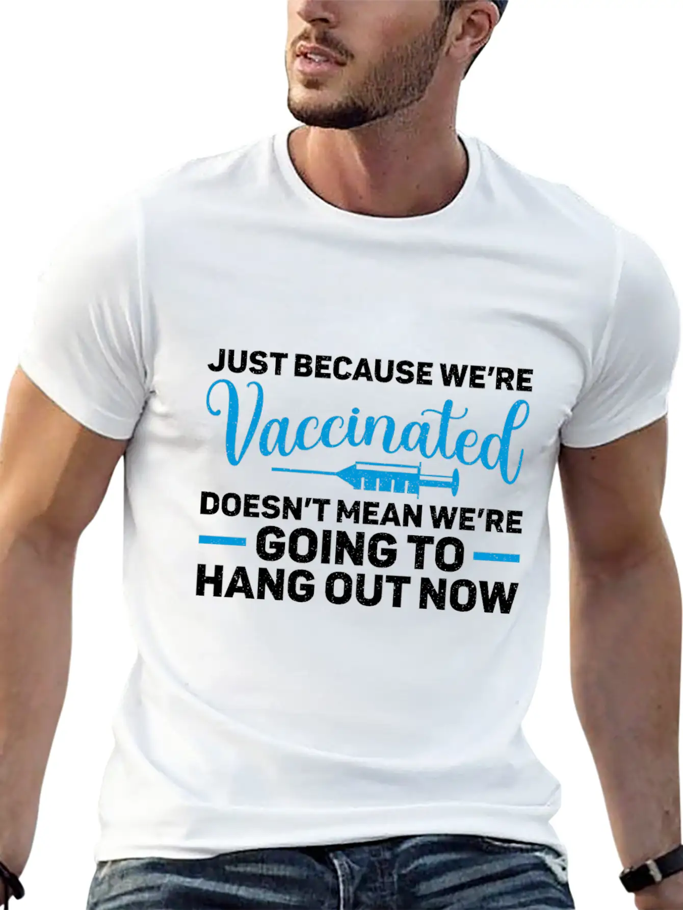 I'm Vaccinated Vaccination Vax Pro Vaccine Unisex Casual T-Shirt – Clean Design For Daily Comfort