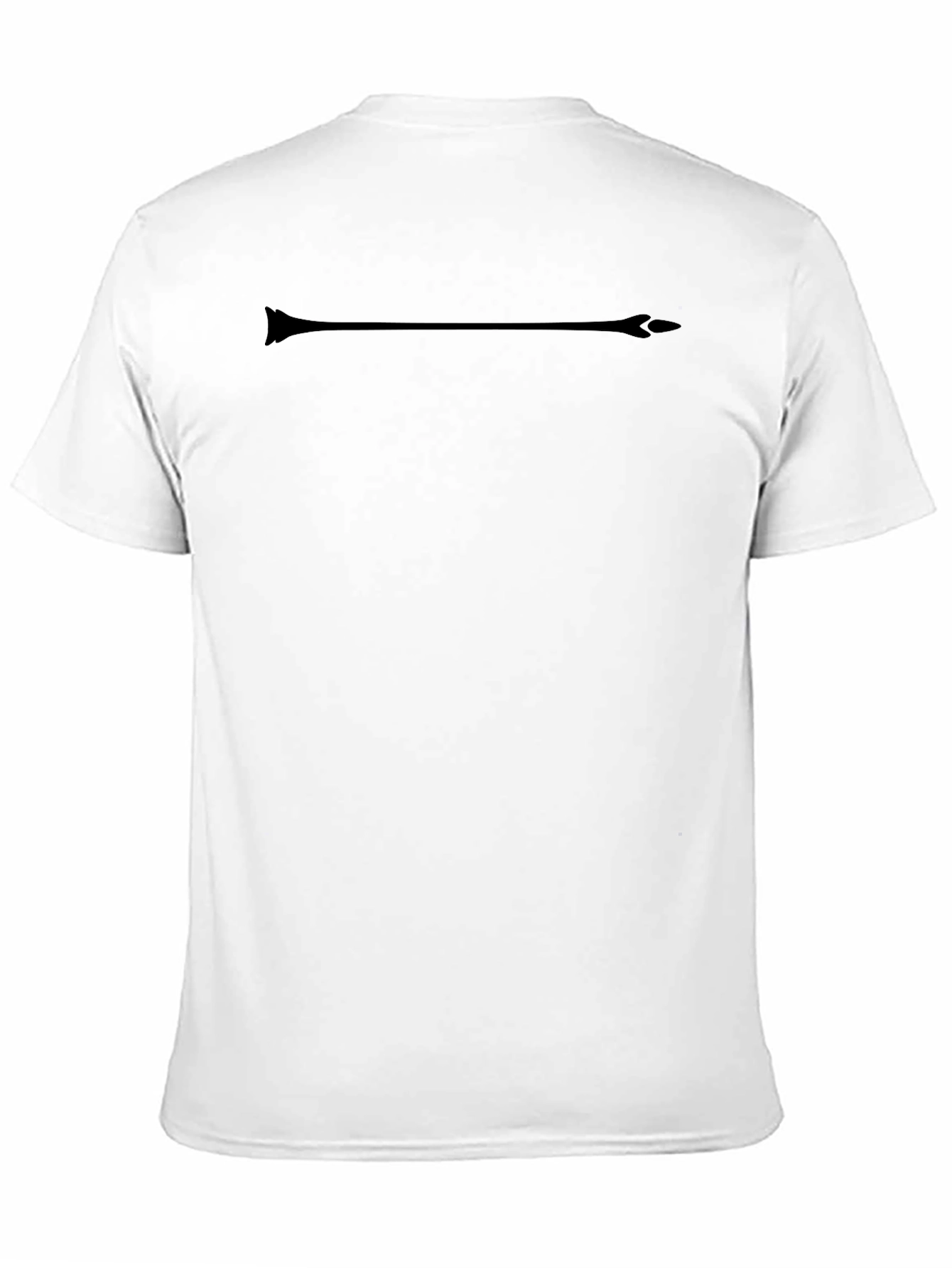 Mens Black T-Shirt with Arrow Graphic