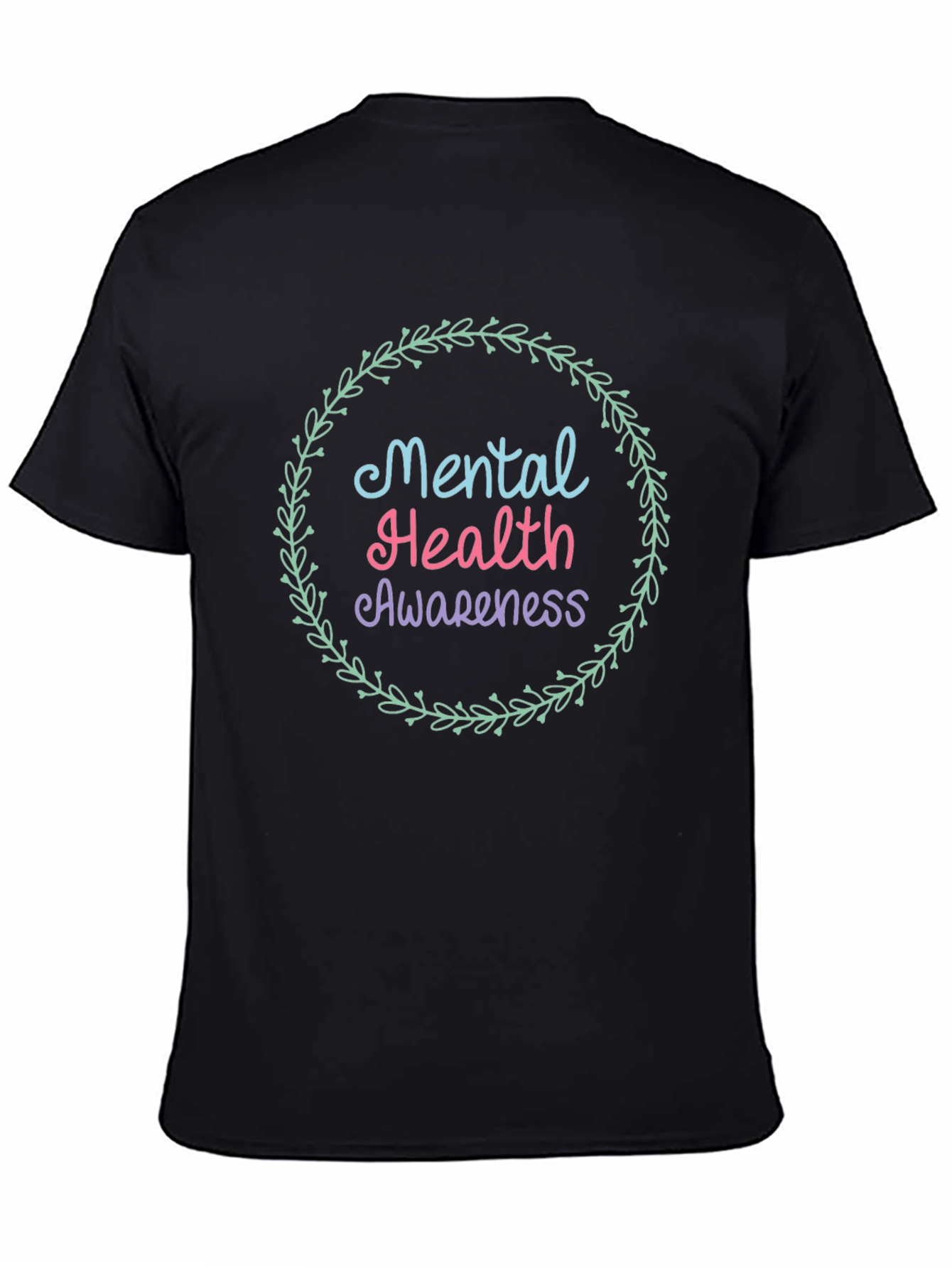 Mental Health Awareness T-Shirt Black