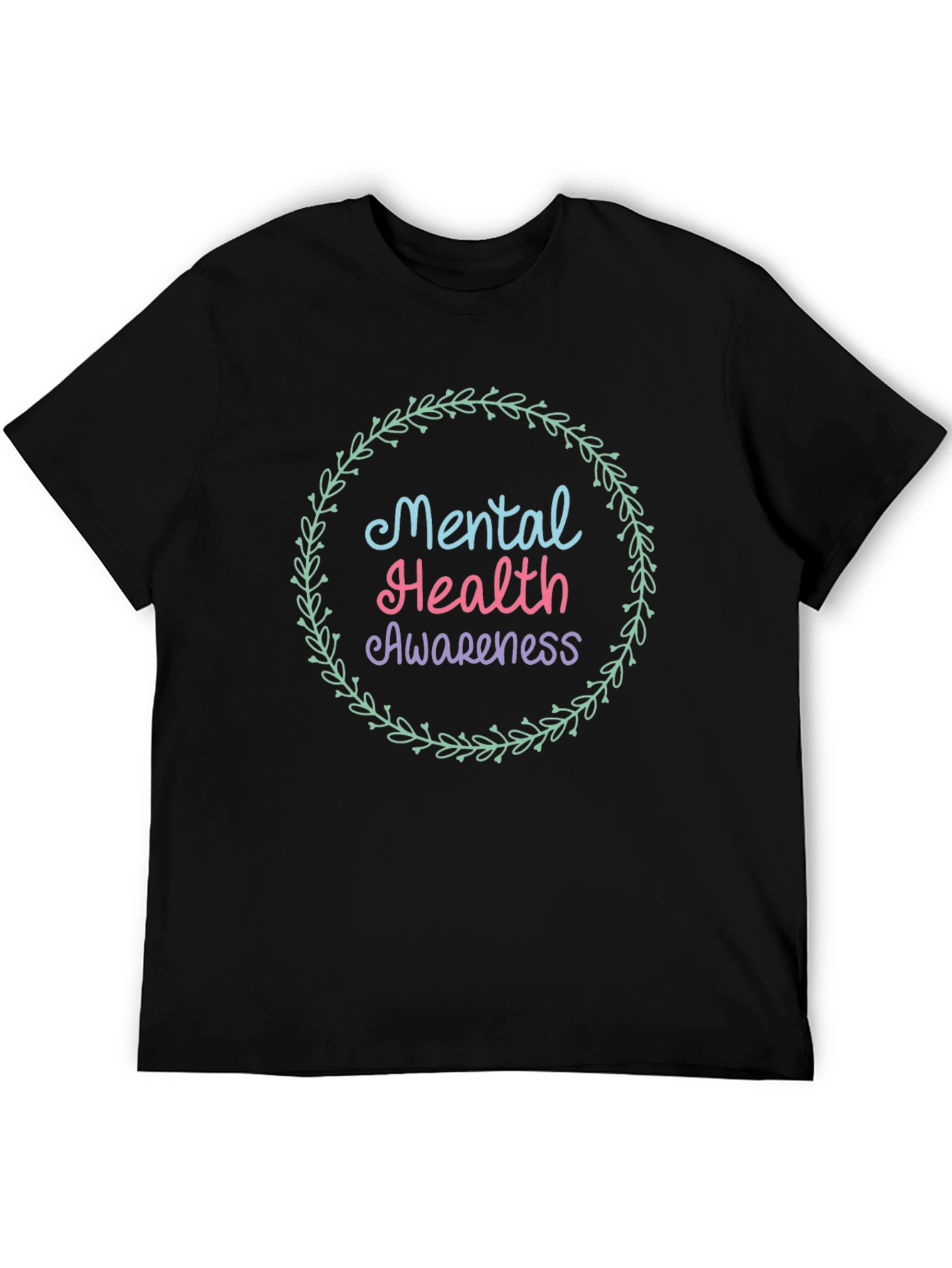 Mental Health Awareness T-Shirt Black