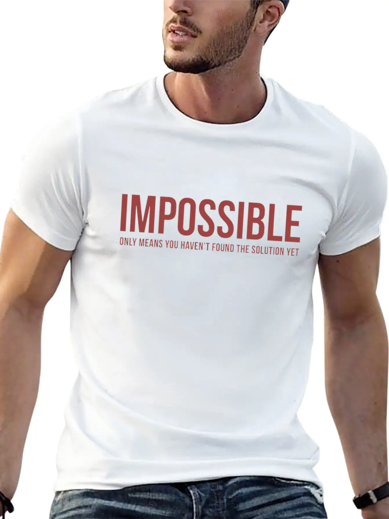 Impossible - Work/Business - Total Basics Unisex Casual T-Shirt – Clean Design For Daily Comfort