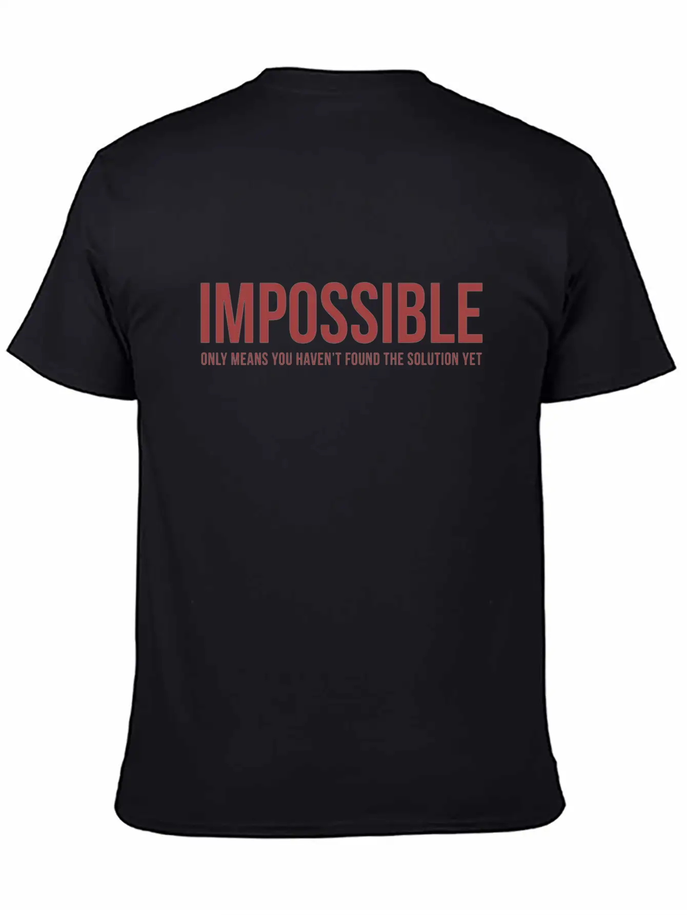 Impossible - Work/Business - Total Basics Unisex Casual T-Shirt – Clean Design For Daily Comfort