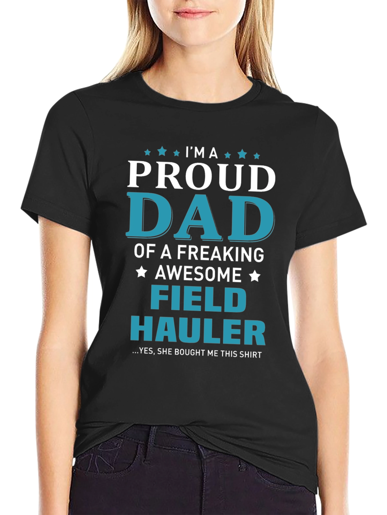 Proud Dad Field Hauler Graphic T-Shirt