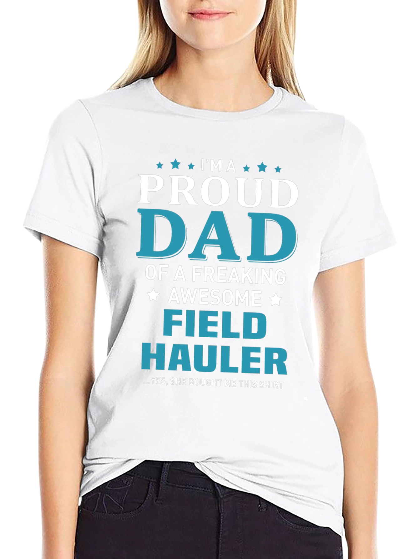 Proud Dad Field Hauler Graphic T-Shirt