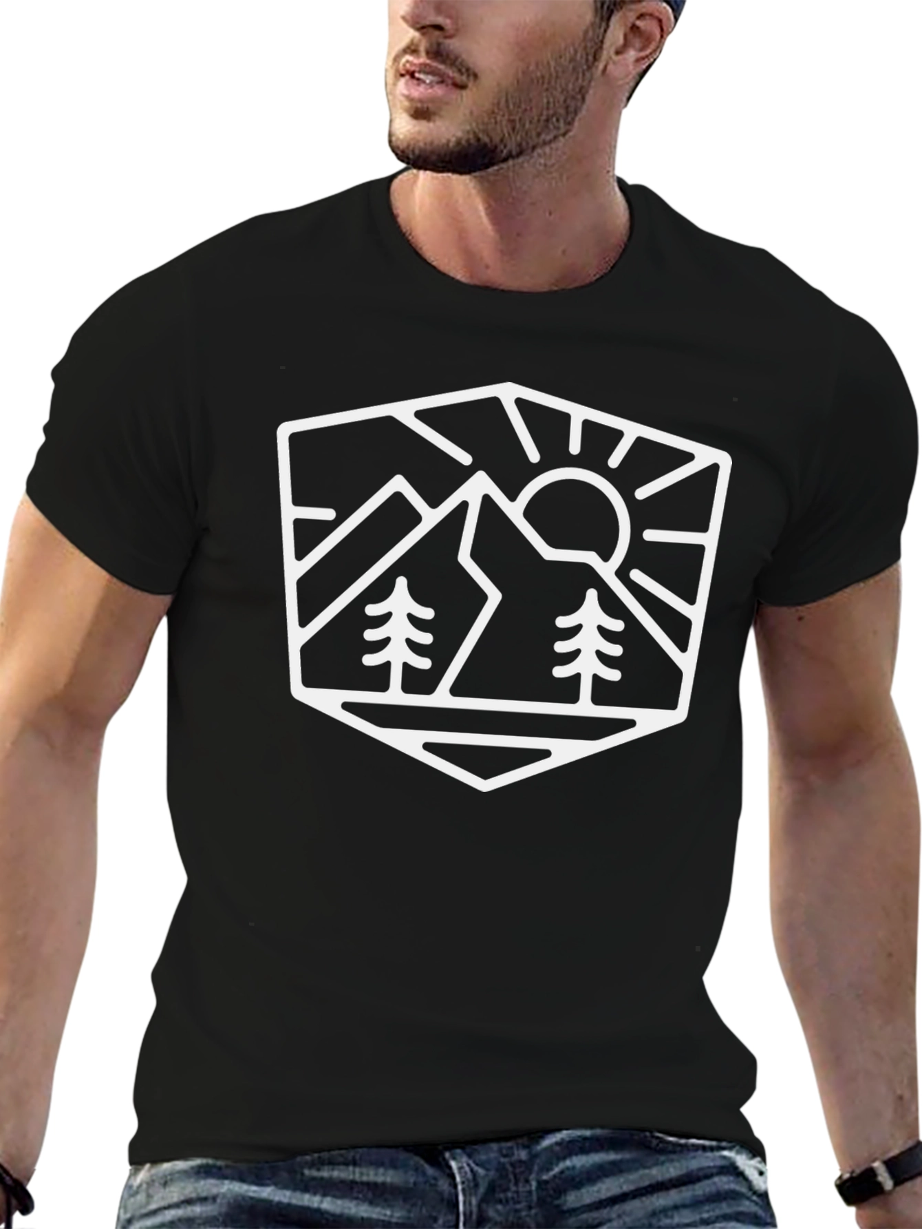 Mountain Graphic Tee - Outdoor Adventure Shirt