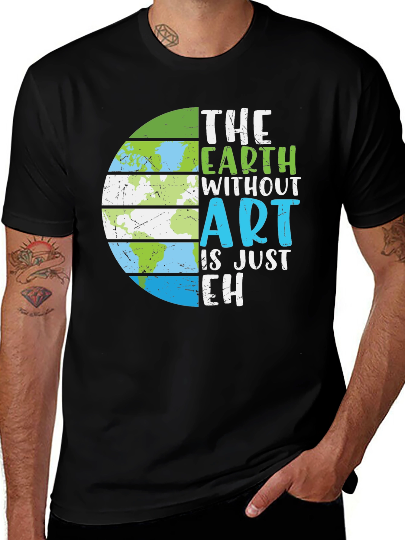 The Earth Without Art T-Shirt - Eco-Friendly Design