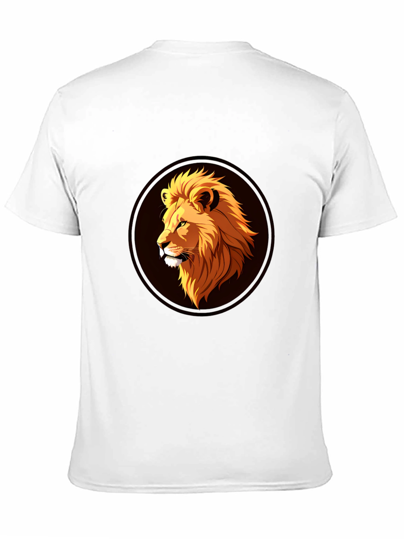 Lion Graphic Black T-Shirt - Stylish Mens Apparel
