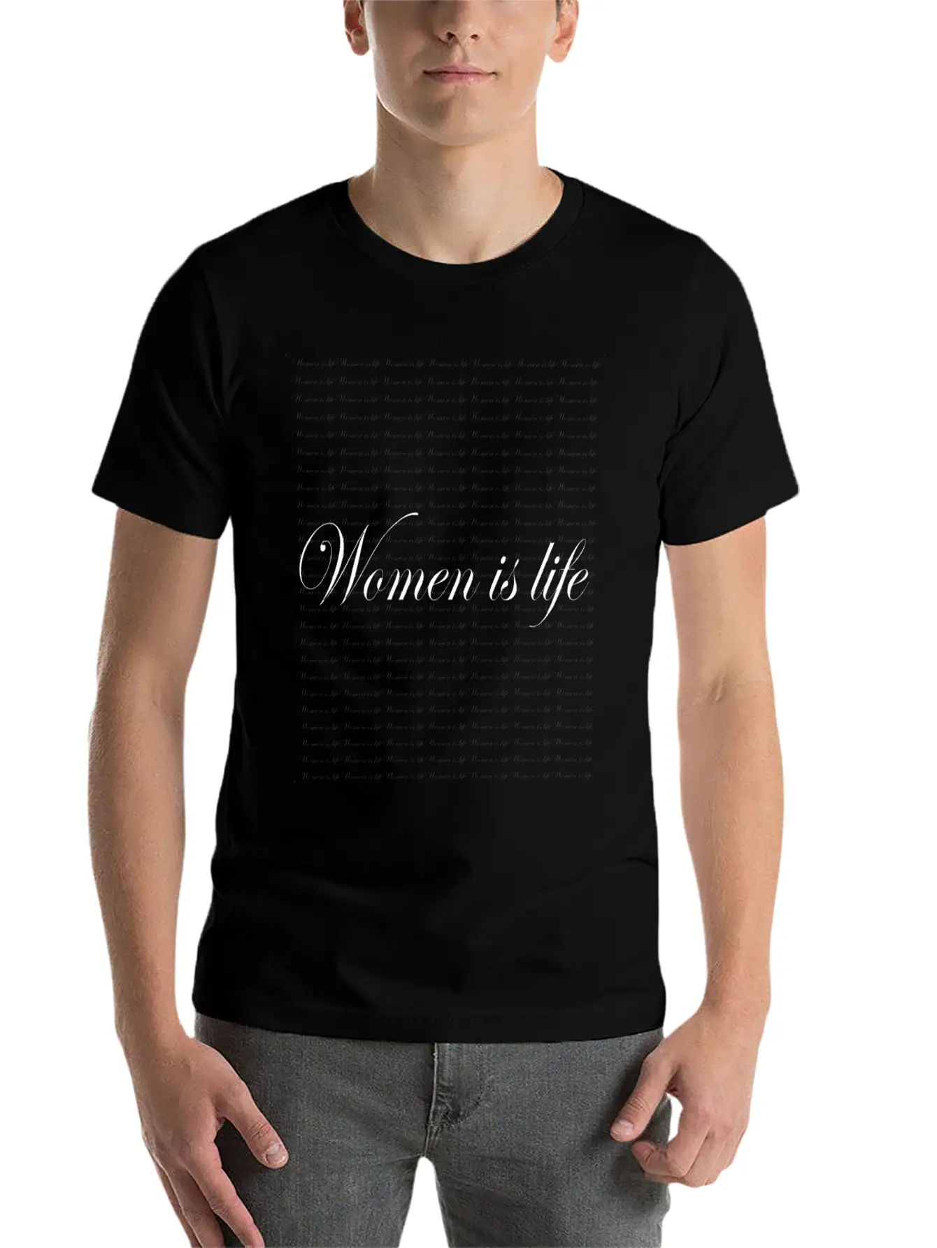 International Women's Day ,Women Is Life, Unisex Casual T-Shirt – Clean Design For Daily Comfort