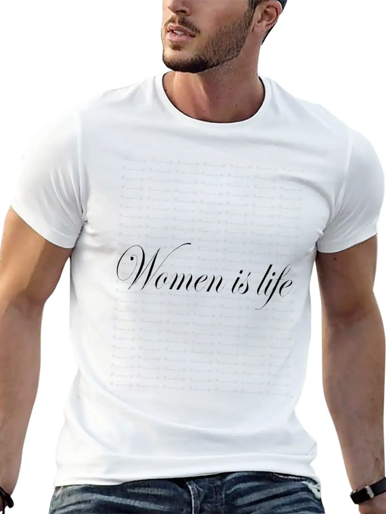 International Women's Day ,Women Is Life, Unisex Casual T-Shirt – Clean Design For Daily Comfort