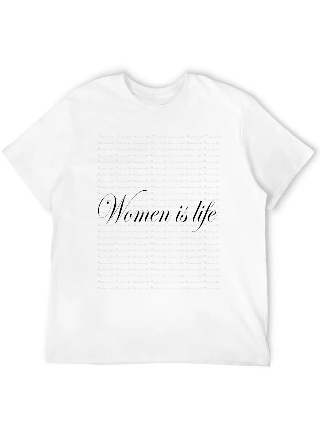 International Women's Day ,Women Is Life, Unisex Casual T-Shirt – Clean Design For Daily Comfort