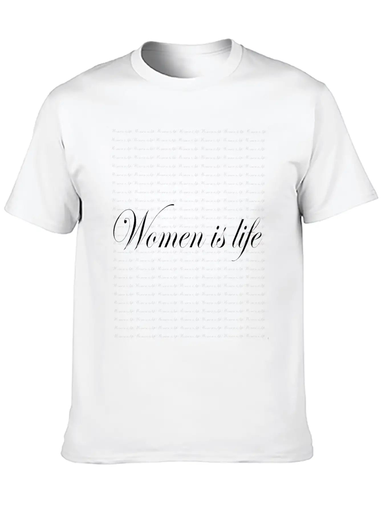 International Women's Day ,Women Is Life, Unisex Casual T-Shirt – Clean Design For Daily Comfort
