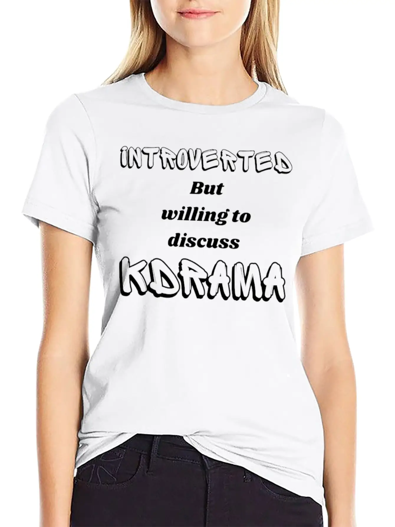 INTROVERT KDARMA LOVERS Unisex Casual T-Shirt – Clean Design For Daily Comfort