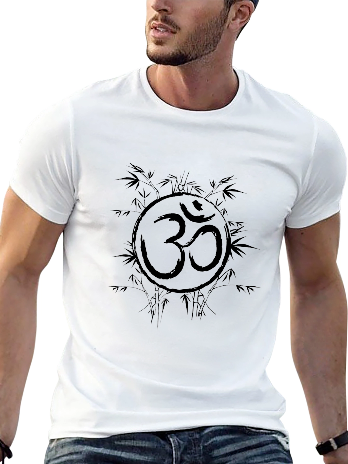Om Symbol Bamboo T-Shirt - Yoga Meditation Tee