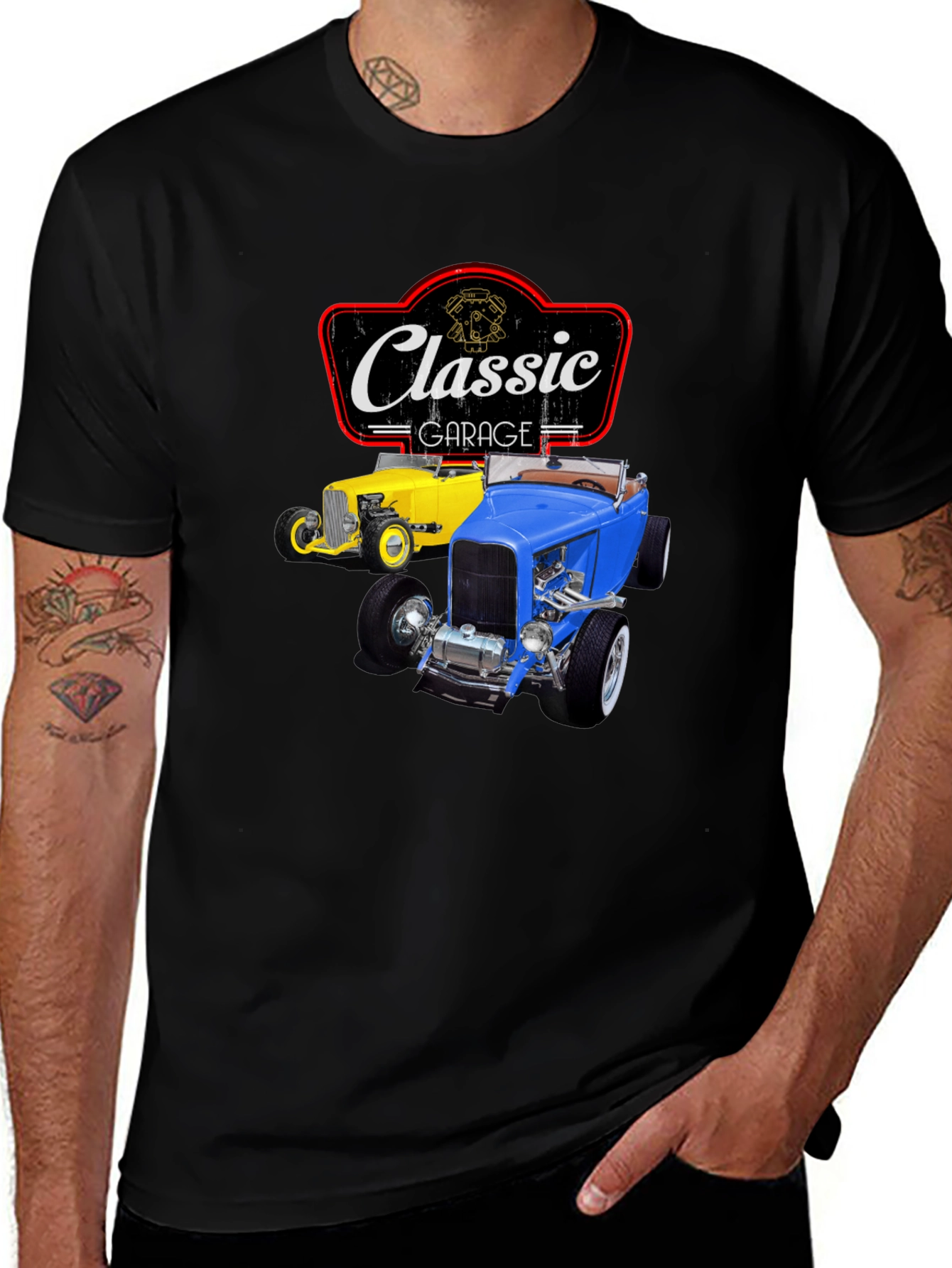Classic Garage Car T-Shirt