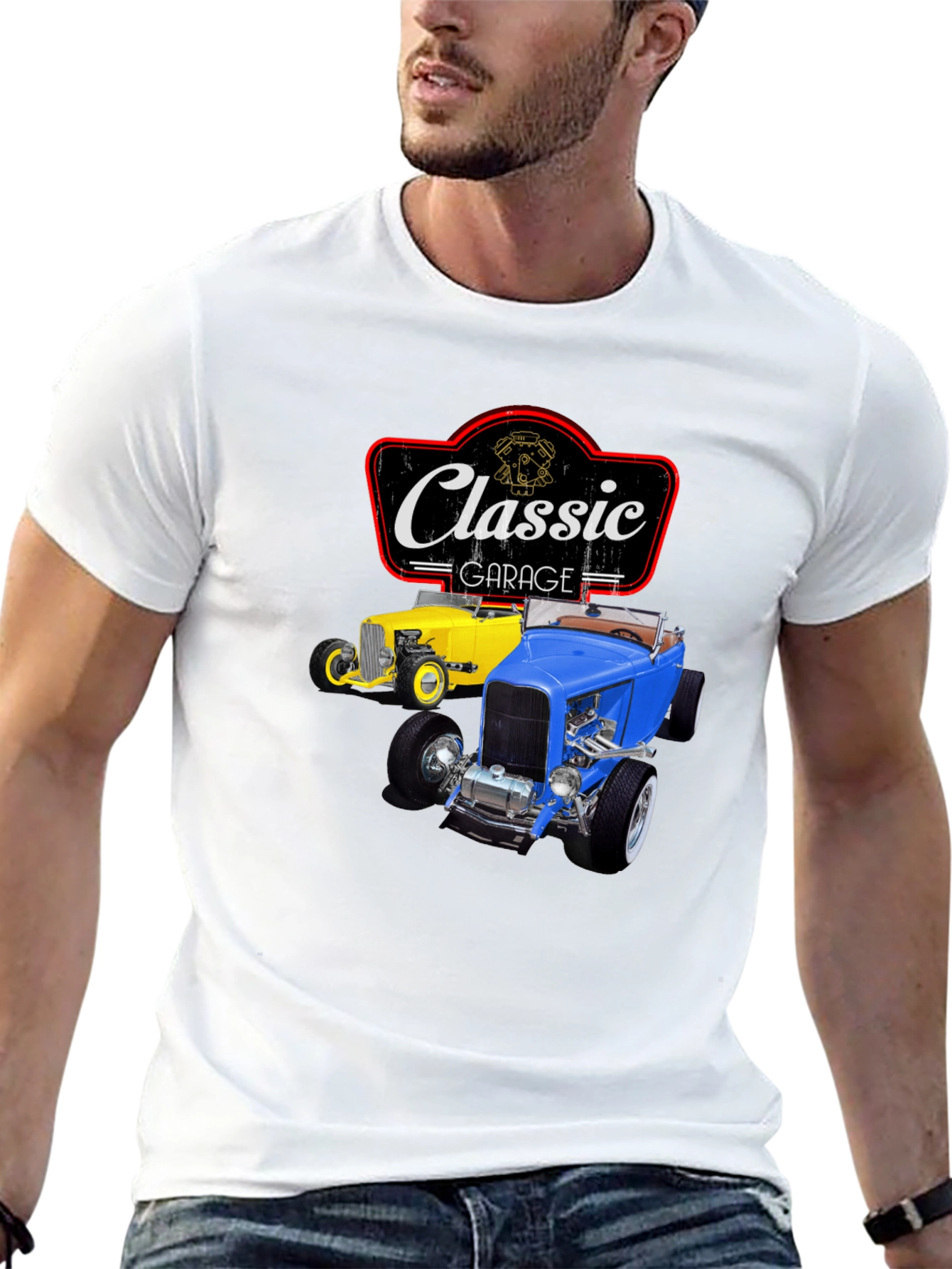 Classic Garage Car T-Shirt