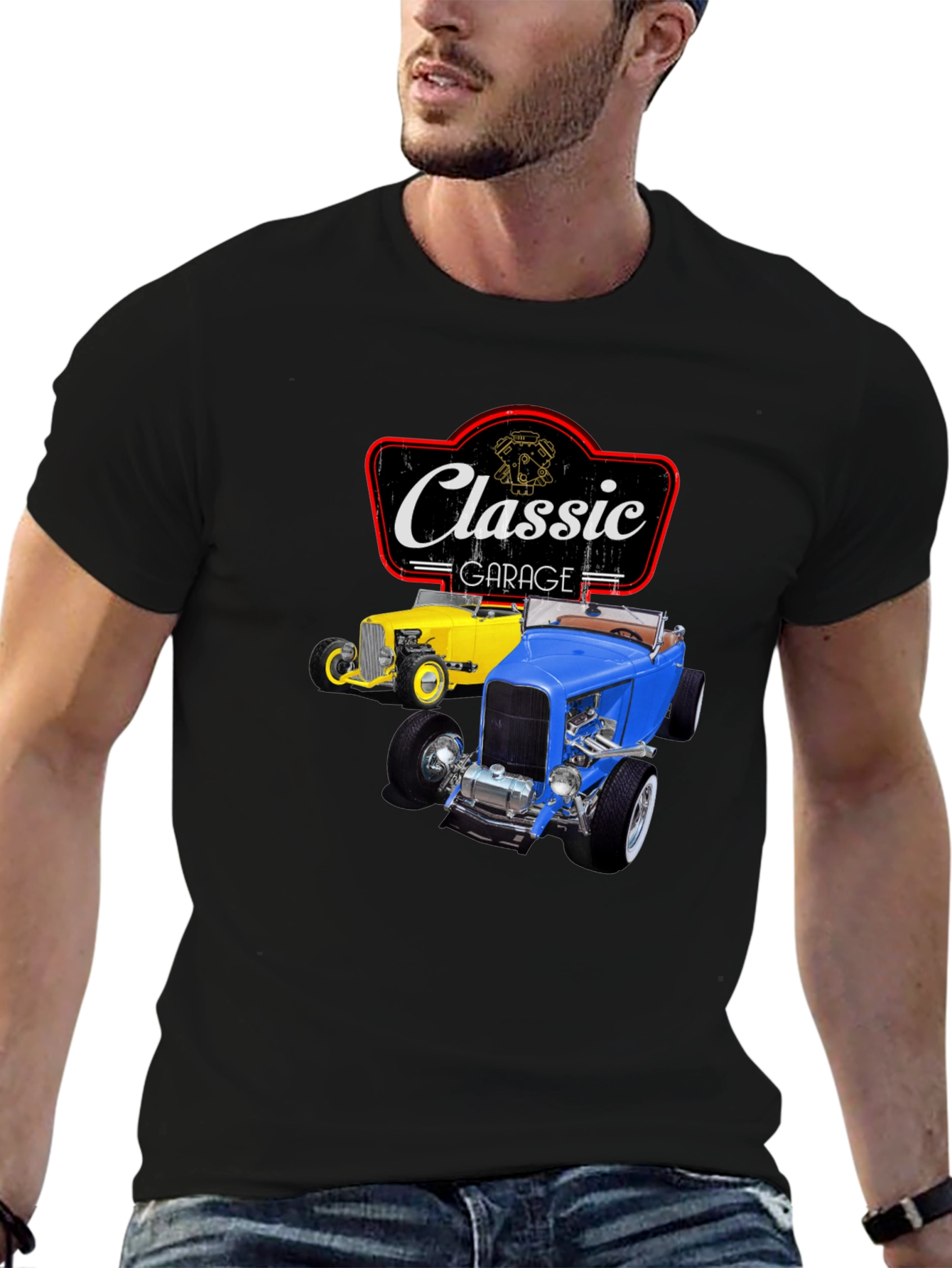 Classic Garage Car T-Shirt