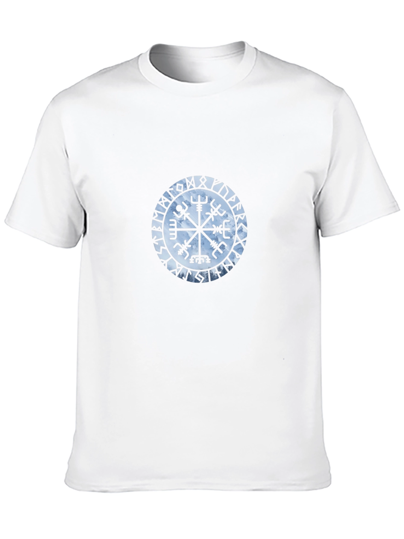 Vegvisir Compass Black T-Shirt Viking Norse Mythology
